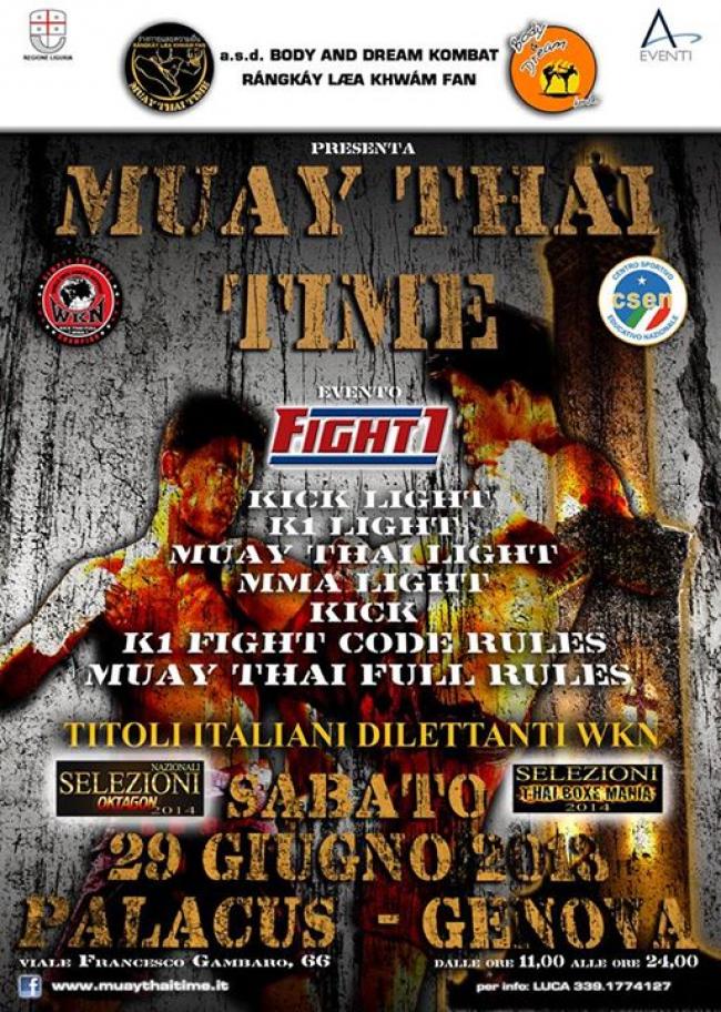 Muay Thay Time Selezioni OKTAGON selezioni THAI BOXE MANIA