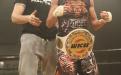 Veronica Vernocchi con la cintura WKU