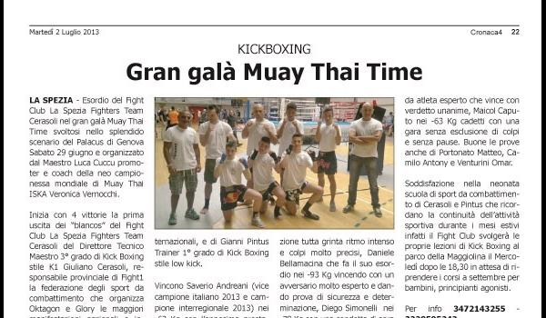 Muay Thai Time Genova 29/06/13